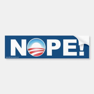 NOPE! バンパーステッカー
