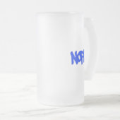 "Nope" フロストガラス マグ (正面右)