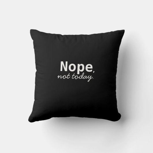 nope、今日 クッション (裏面)