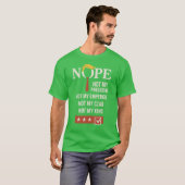 NOPE – 私の社長ではない Tシャツ (正面フル)