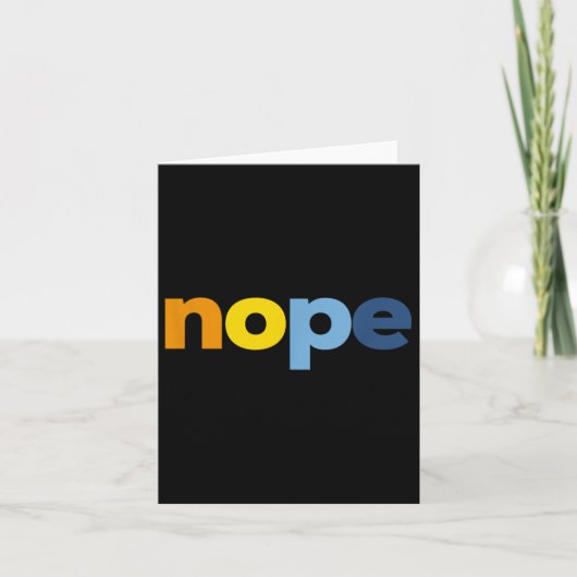 Nope Aroace Pride Lgbtq - Lgbt Aro Ace Aromantic A カード (正面)