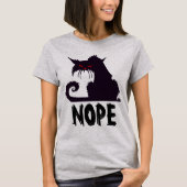 NOPE BLACK CAT Tシャツ (正面)