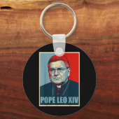 Nope Da Pope From Chicago Leo Xiv Provost Tee キーホルダー (正面)
