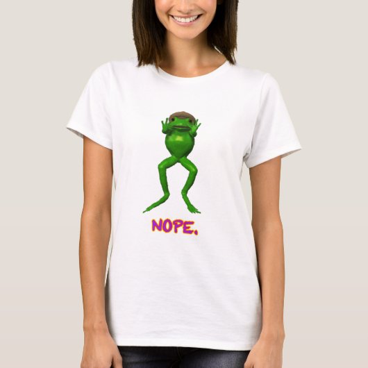 Nope Frog Tシャツ (正面)