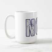 NOPE – Minimal Funny Mood Coffee Cup コーヒーマグカップ (左)