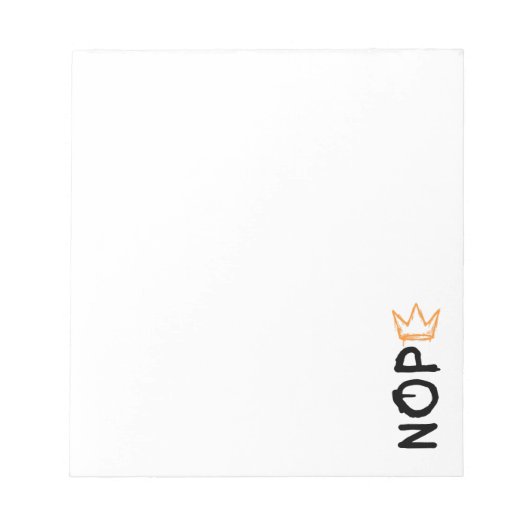 Nope No Kings America Democracy Anti-Trump I ノートパッド (正面)