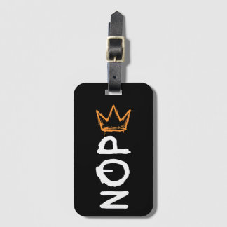 Nope No Kings America Democracy Anti-Trump I ラゲッジタグ