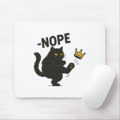 Nope No Kings In America Black Cat Pro Democracy S マウスパッド (マウス)