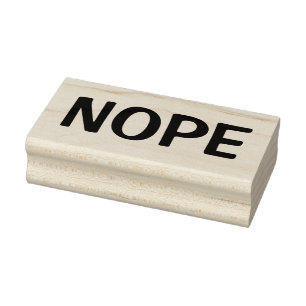 NOPE （NO、Rejected、Deniedなど） ラバースタンプ
