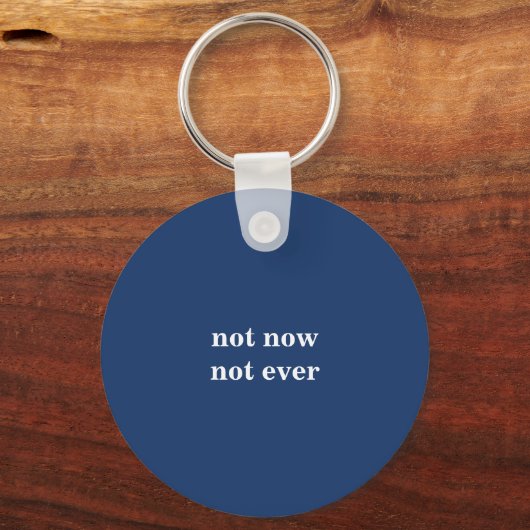 NOPE Not my president customizable キーホルダー (裏面)