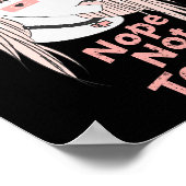 Nope Not Todayアニメガール ポスター (角)