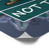 Nope Not TodayミームFeating Grampy格言ポスター ポスター (角)