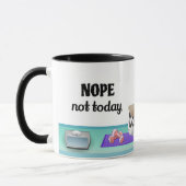 "Nope Not Today" パンダコーヒー マグカップ (左)
