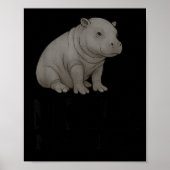 Nope Not Today Cute Mars The Hip Funny Lazy Quote  ポスター (正面)