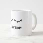 Nope, Not Today! – Funny Lazy Mood Coffee Mug ジャンボコーヒーマグカップ (正面右)