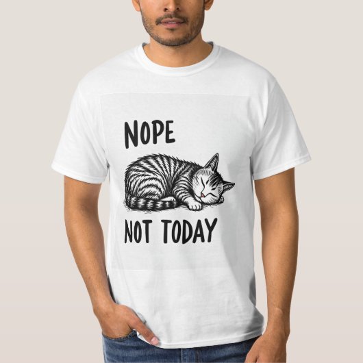 Nope not today tシャツ (正面)