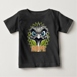 NOPE Ostrich Black Baby Tee ベビーTシャツ