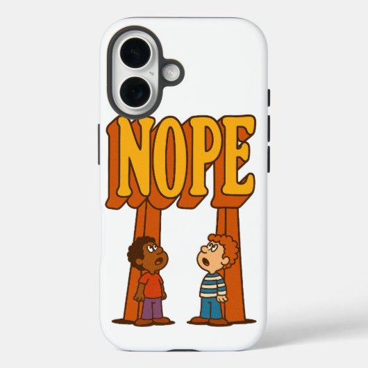 Nope Phone Case Case-Mate iPhoneケース (裏面)