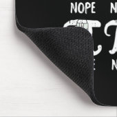 Nope Piデイおもしろい顔マスク先生学生Quaran マウスパッド (コーナー)