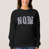 NOPE Sweatshirt – Minimal Funny Mood Pullover スウェットシャツ (正面)