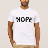 NOPE Tシャツ (正面)