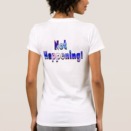 NOPE! t-shirt Tシャツ (裏面)