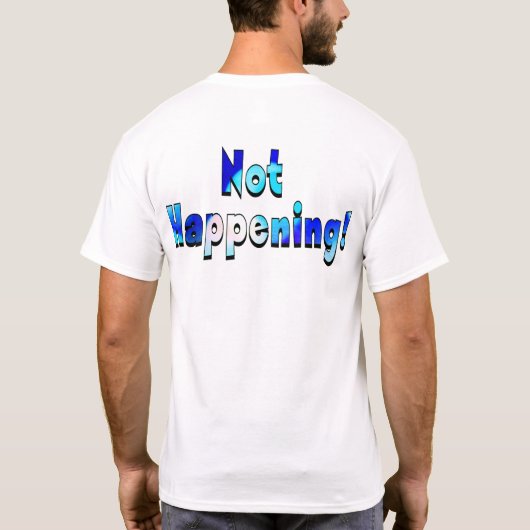 NOPE! t-shirt Tシャツ (裏面)