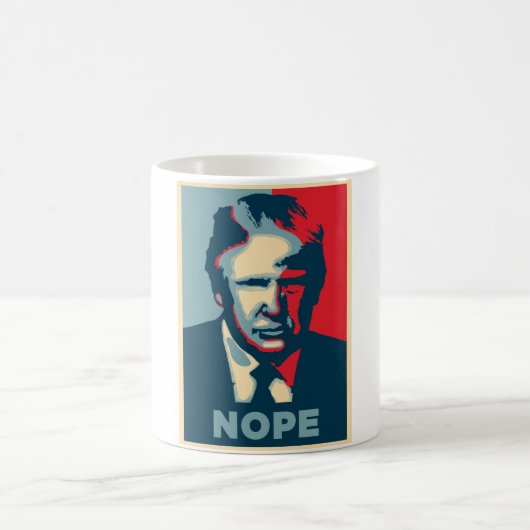 nope trump gay コーヒーマグカップ (中央)
