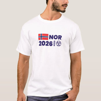 NOR 2026 サッカー Tシャツ