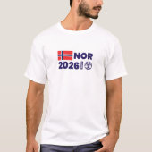 NOR 2026 Soccer Tシャツ (正面)
