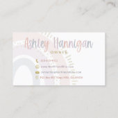 Nor Rin & Rhy Boutique – 編集不可テンプレート 名刺 (裏面)