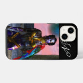 NORA サイバーウォリアーモノグラム iPhoneケース (裏面横)