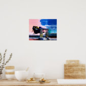 NORA，未来に戻る，SF,Sci-Fi ポスター (キッチン)