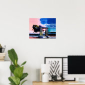 NORA，未来に戻る，SF,Sci-Fi ポスター (ホームオフィス)