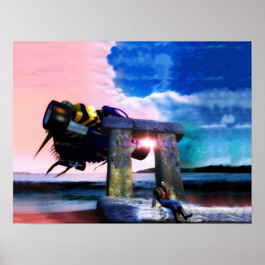 NORA，未来に戻る，SF,Sci-Fi ポスター (正面)