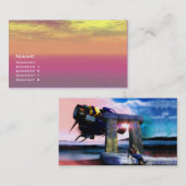 NORA，未来に戻る，SF,Sci-Fi 名刺 (正面/裏面)