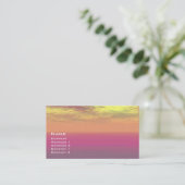 NORA，未来に戻る，SF,Sci-Fi 名刺 (スタンド正面)