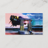 NORA，未来に戻る，SF,Sci-Fi 名刺 (裏面)