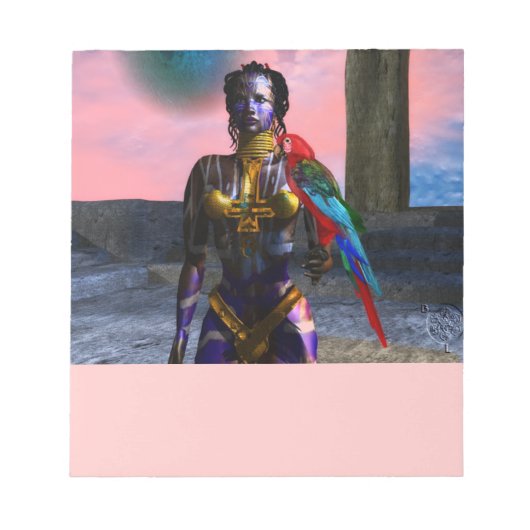 NORA CYBER WARRIORとMACAW SF ノートパッド (正面)