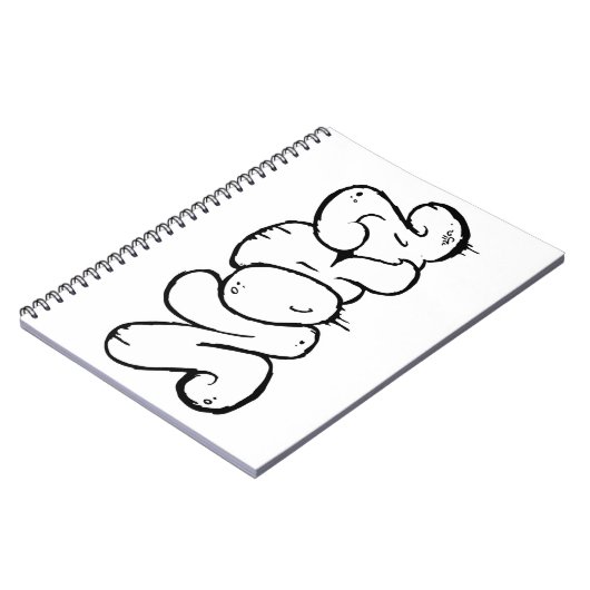 Nora Graffiti Art Name - ノートブック (左側)