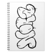 Nora Graffiti Art Name - ノートブック (正面)