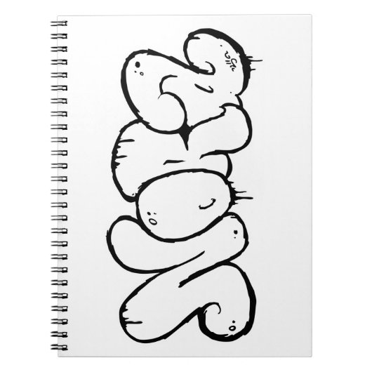 Nora Graffiti Art Name - ノートブック (正面)