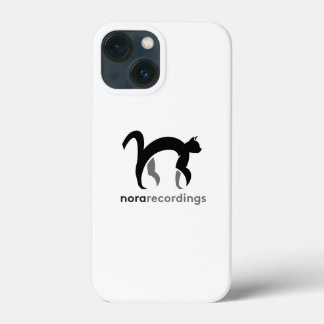 nora recordings logo square white Case-Mate iPhone 13 Miniケース