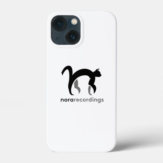 nora recordings logo square white Case-Mate iPhone iPhoneケース (裏面)