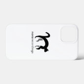 nora recordings logo square white Case-Mate iPhone iPhoneケース (裏面 (横))