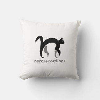 nora recordings logo white クッション