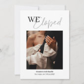 NORA | Wedding Announcement Card with Photo 招待状 (正面)