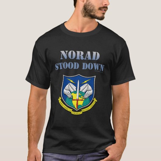 NORADは身を引きました Tシャツ (正面)