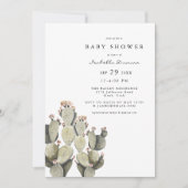 NORAHボヘミアンプリックリーナシサボテンの水色 招待状 (正面)