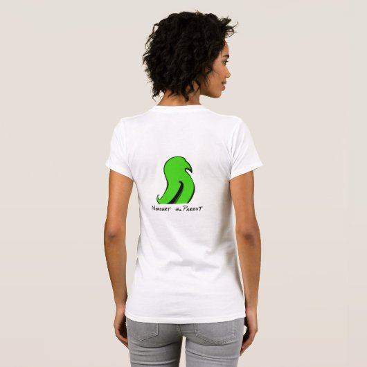 Norbert the Parrot:Parrotmailシャツ Tシャツ (裏面フル)
